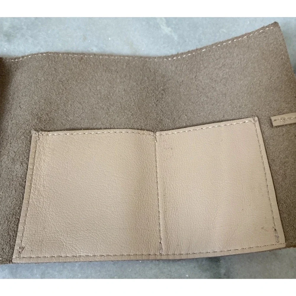 Mark And Graham Leather Roll Up Case Cash Charger Jewelry Wallet Passport Etc